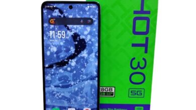 هاتف Infinix Hot 30 هو افضل هاتف مناسب للميزانية المحدودة مع دعم لتقنية 5G وبطارية ضخمة بسعة 6,000mAh مع معالج قوي MediaTek Dimensity 6020