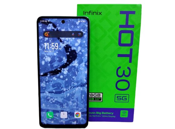 هاتف Infinix Hot 30 هو افضل هاتف مناسب للميزانية المحدودة مع دعم لتقنية 5G وبطارية ضخمة بسعة 6,000mAh مع معالج قوي MediaTek Dimensity 6020