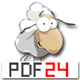 شعار برنامج PDF24 Creator لإنشاء ملفات PDF وضغطها